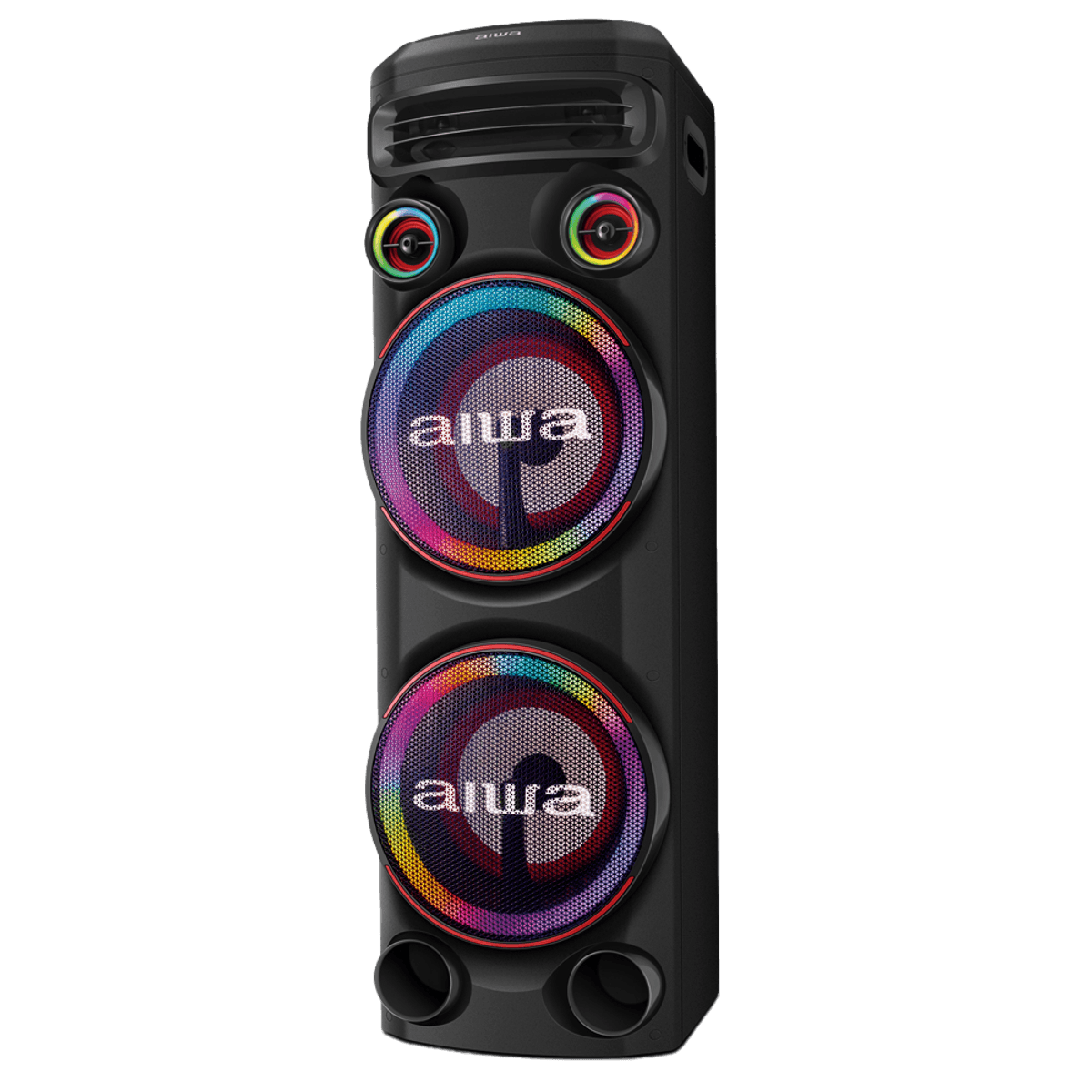 Caixa de Som PartyBox AIWA PB-04 Bluetooth 18H RGB USB TWS Preto