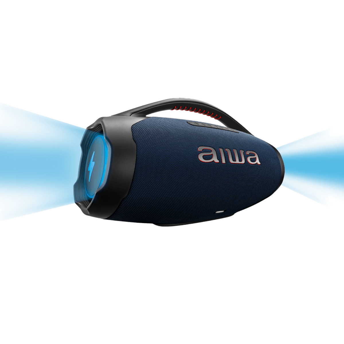 Caixa de Som Boombox Plus AIWA BBS-01-LBL 200W BT 30H IP66 USB RGB