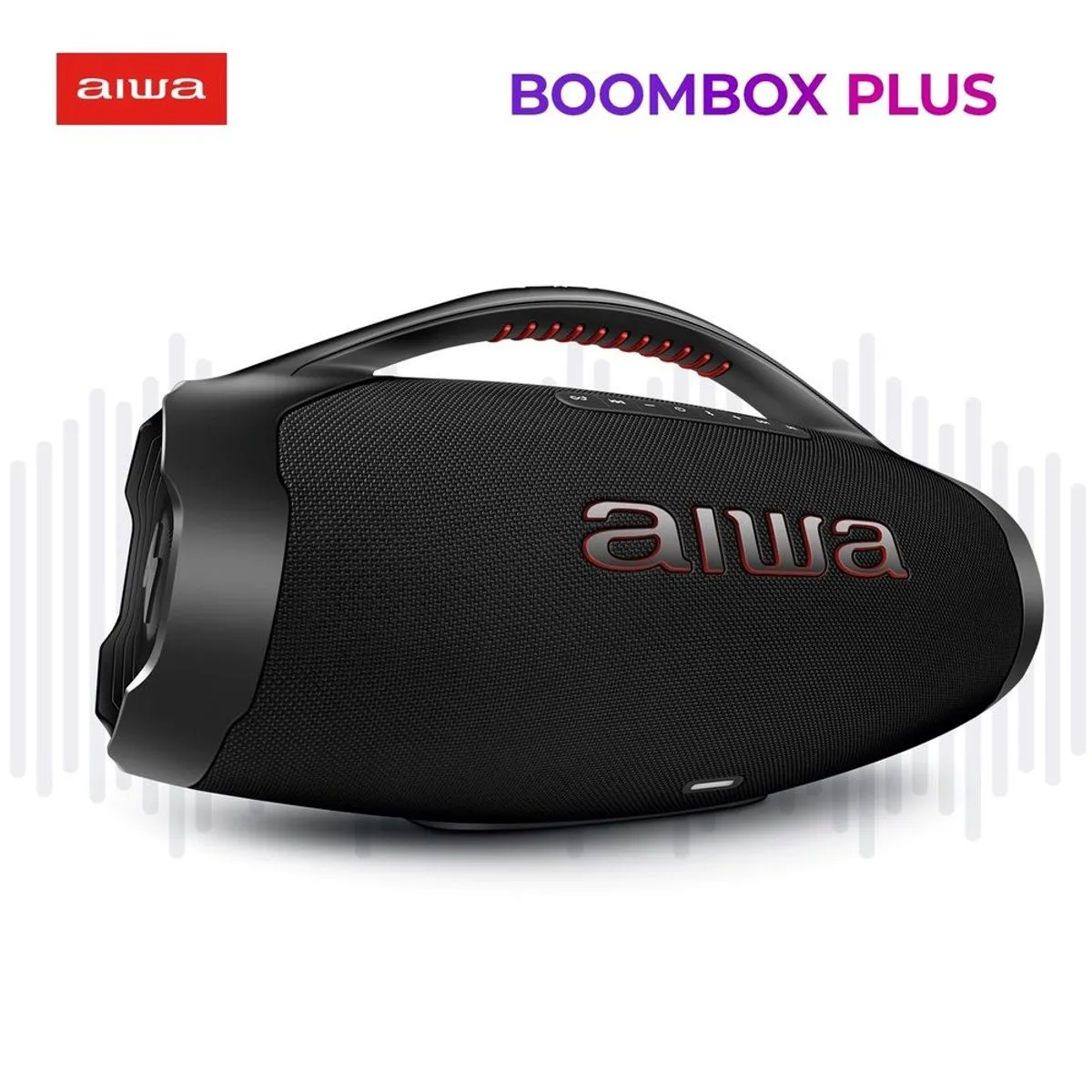 Detalhe da alça em metal com silicone